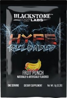 Hype Reloaded By Blackstone Labs, Fruit Punch, Sample Packet