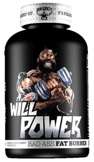 Will Power Fat Burner By Iron Addicts, 60 Caps