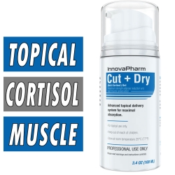 InnovaPharm Cut + Dry - 3.4 oz - Anti Cortisol Gel Bottle Image