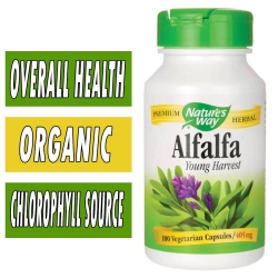 Nature's Way Alfalfa - 405 mg - 100 Veg Caps