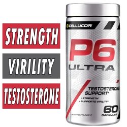 P6 Ultra - Cellucor - 60 Capsules - Testosterone Support