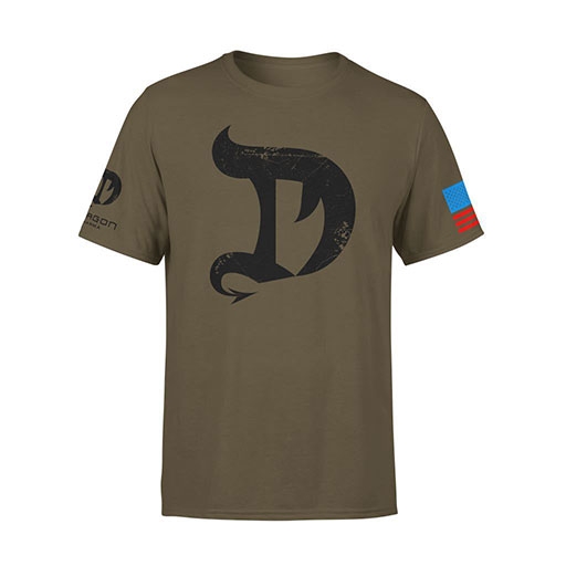 Dragon Pharma T-Shirt, Large, Military Grey