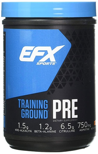 EFX Pre Workout, Training Ground Pre, Orange Mango, 20 Servings