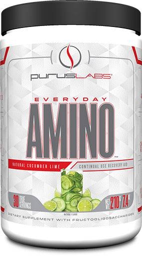 Purus Labs Everyday Amino, Natural Cucumber Lime, 30 Servings