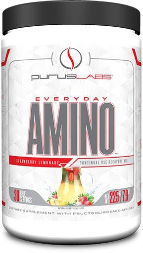 Purus Labs Everyday Amino, Strawberry Lemonade, 30 Servings