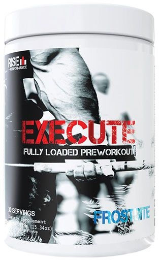 Rise Performance Execute Pre Workout, Frostbite, 30 Servings