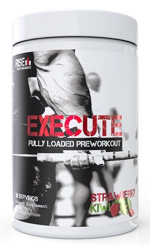 Rise Performance Execute Pre Workout, Strawberry Kiwi, 30 Servings