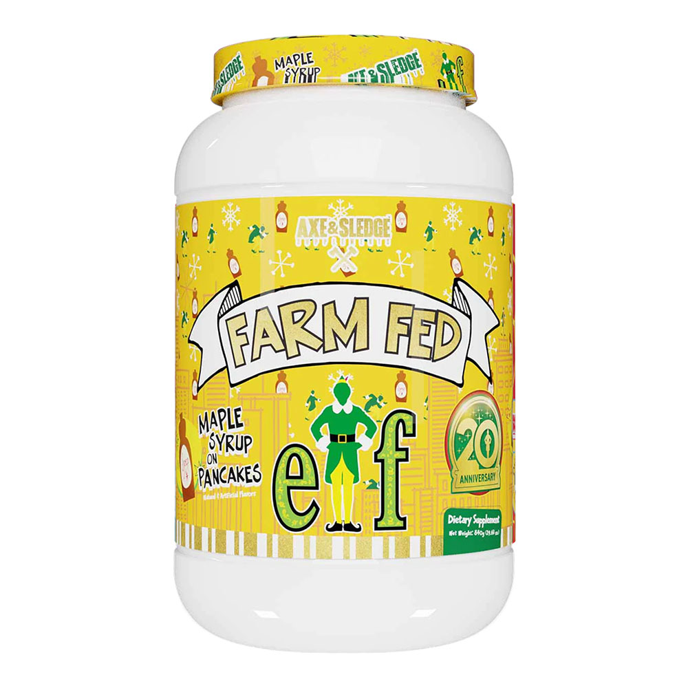 FarmFed Grass Fed Whey Protein Isolate - Elf Maple Syrup and Pancakes - 30 Servings