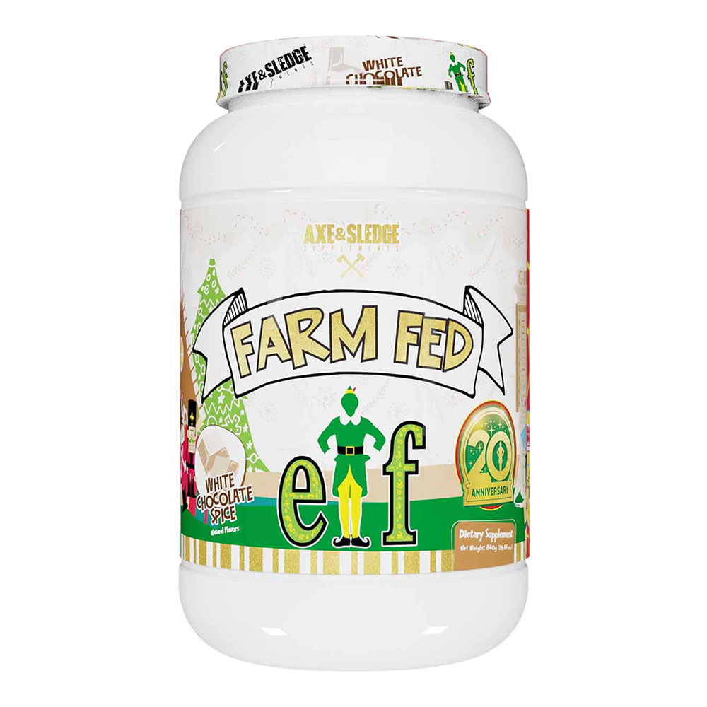 FarmFed Grass Fed Whey Protein Isolate - Elf White Chocolate Spice - 30 Servings