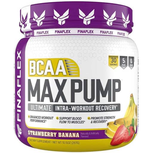 FinaFlex BCAA Max Pump - Strawberry Banana - 30 Servings