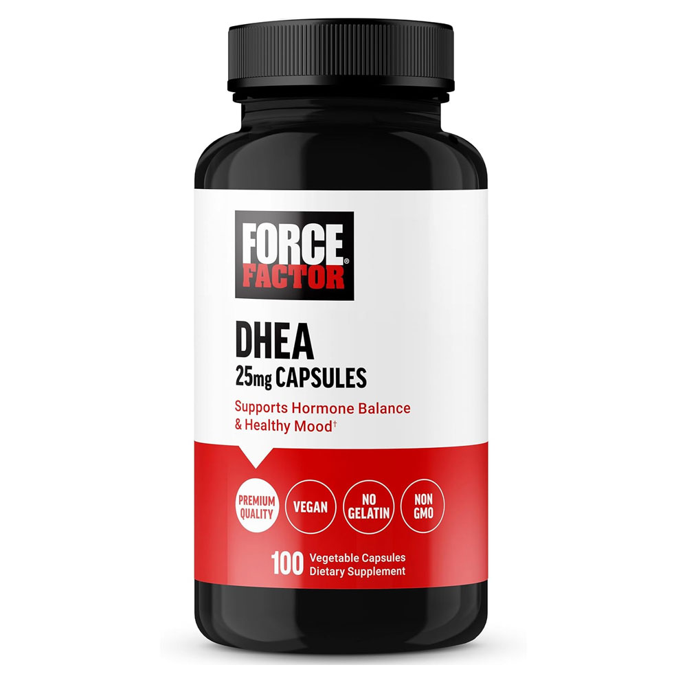 Force Factor DHEA - 25 mg - 100 Veg Capsules