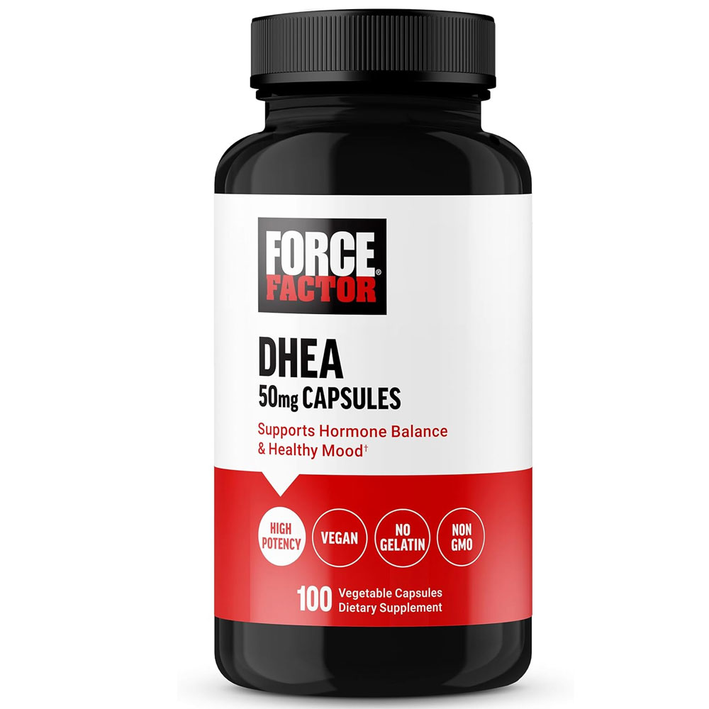 Force Factor DHEA - 50 mg -100 Veg Capsules