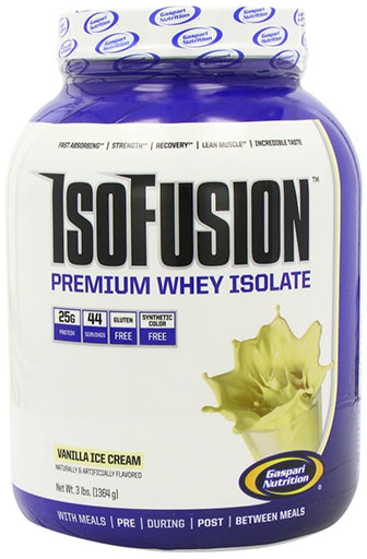 IsoFusion, By Gaspari Nutrition, Vanilla Ice Cream, 3lb