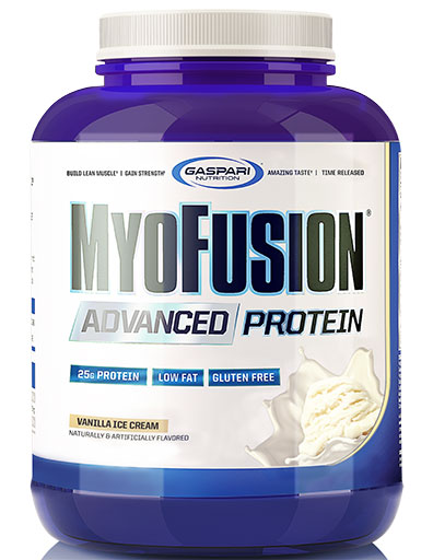 MyoFusion Advanced, By Gaspari Nutrition, Vanilla Ice Cream, 4lb