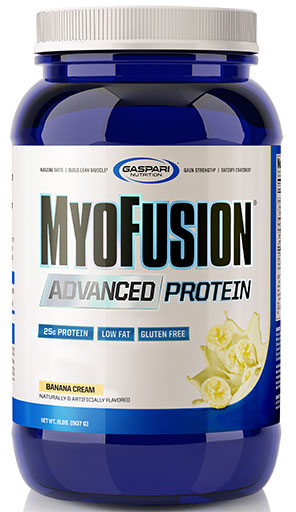 Myofusion Advanced, By Gaspari Nutrition, Banana, 2lb