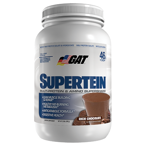 Supertein Protein By GAT, Rich Chocolate 2lb