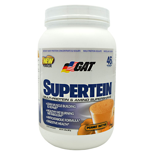 Supertein Protein By GAT, Peanut Butter 2lb