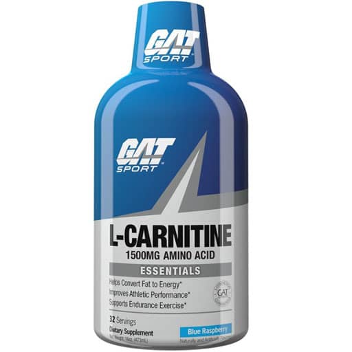 GAT L-Carnitine Liquid, Essentials Series, Blue Raspberry, 16 oz