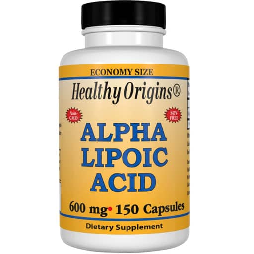 Healthy Origins Alpha Lipoic Acid - 600 mg - 150 Caps