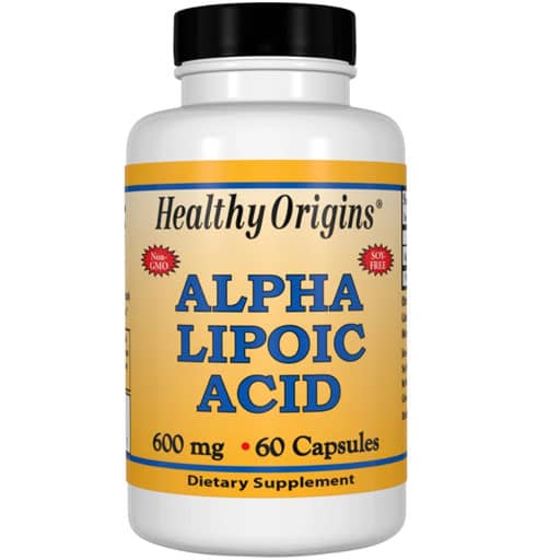 Healthy Origins Alpha Lipoic Acid - 600 mg - 60 Caps
