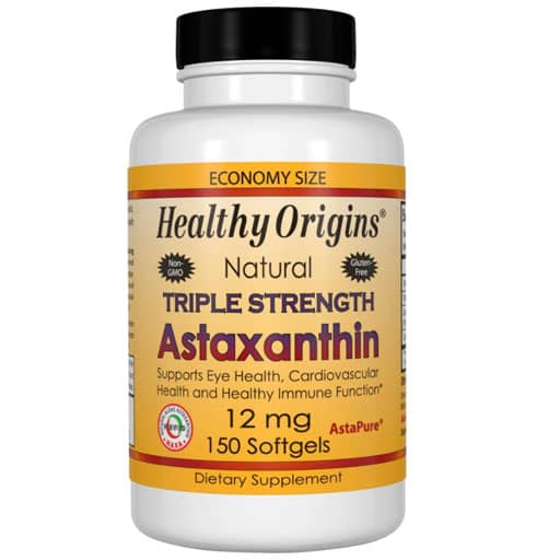 Healthy Origins Astaxanthin - 12 mg - 150 Softgels