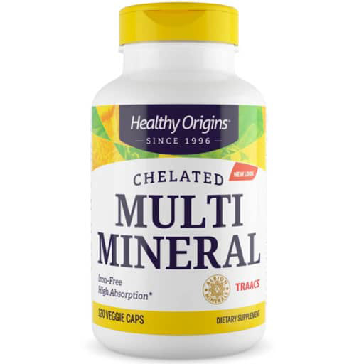 Healthy Origins Chelated Multi Mineral - 120 VCaps EXP: 07/24