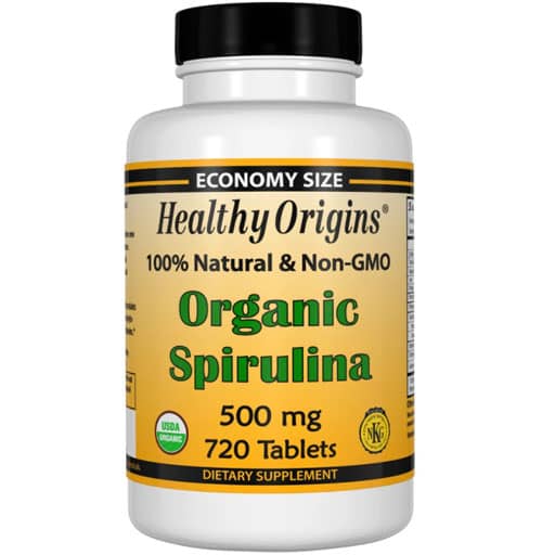 Healthy Origins Spirulina - 500 mg - 720 Tabs