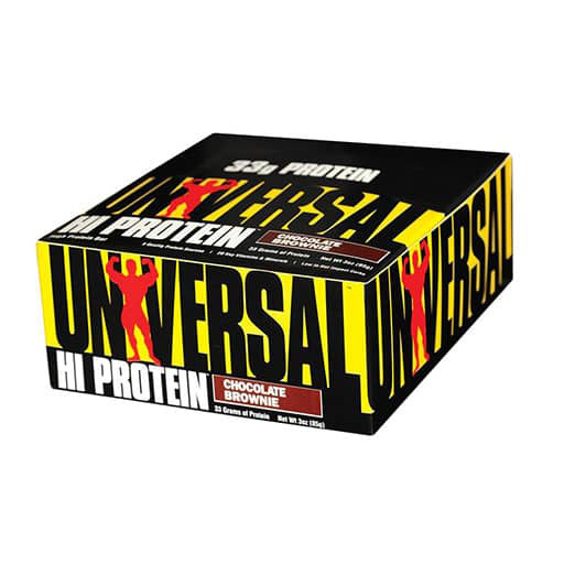 Hi Protein Bars By Universal Nutrition, Chocolate Brownie 16/Box