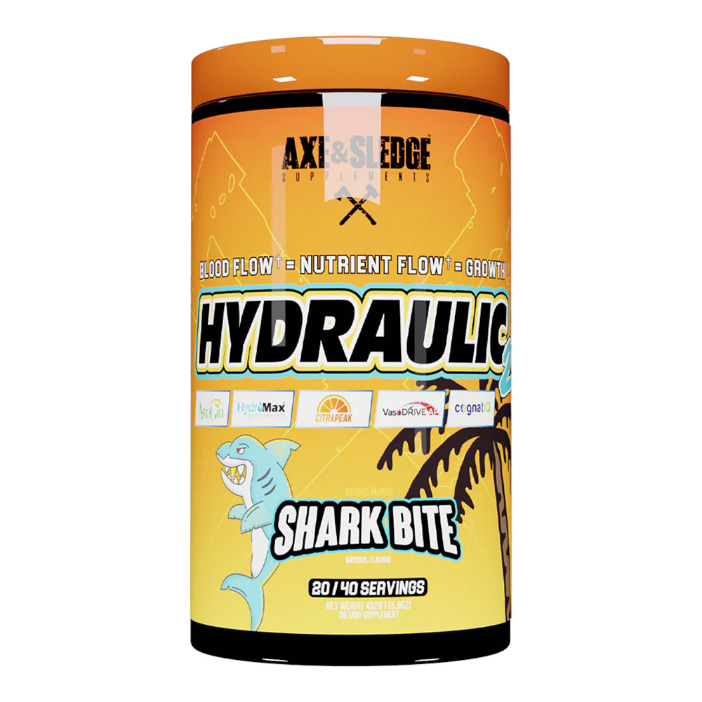 Hydraulic V2 Non-Stim Pre Workout - Shark Bite - 40/20 Servings
