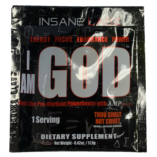 I AM GOD - Orange - Sample Packet 