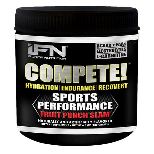 Compete By iForce Nutrition, Fruit Punch Slam, 30 Servings