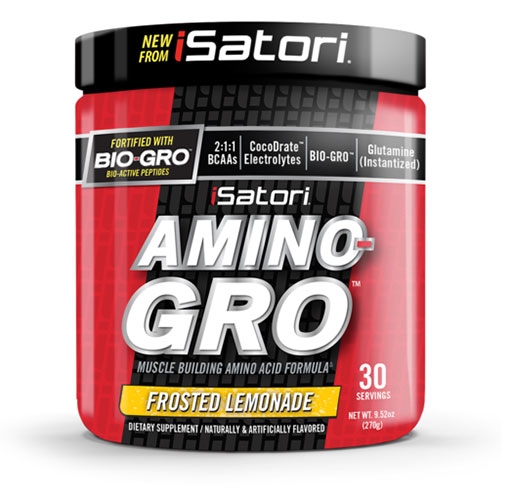 Amino Gro By Isatori, Frosted Lemonade, 30 Servings