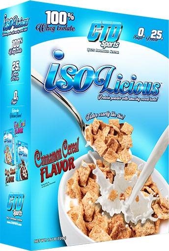 Isolicious By CTD Sports, Cinnamon Cereal Crunch, 24 Servings