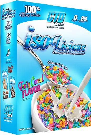 Isolicious By CTD Sports, Fruity Cereal Crunch, 24 Servings