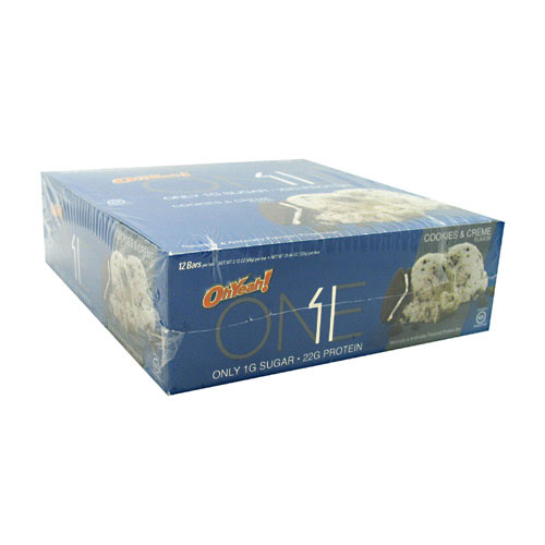 Oh Yeah! ONE Bars, By Oh Yeah! Nutrition, Cookies and Creme, 12/Box