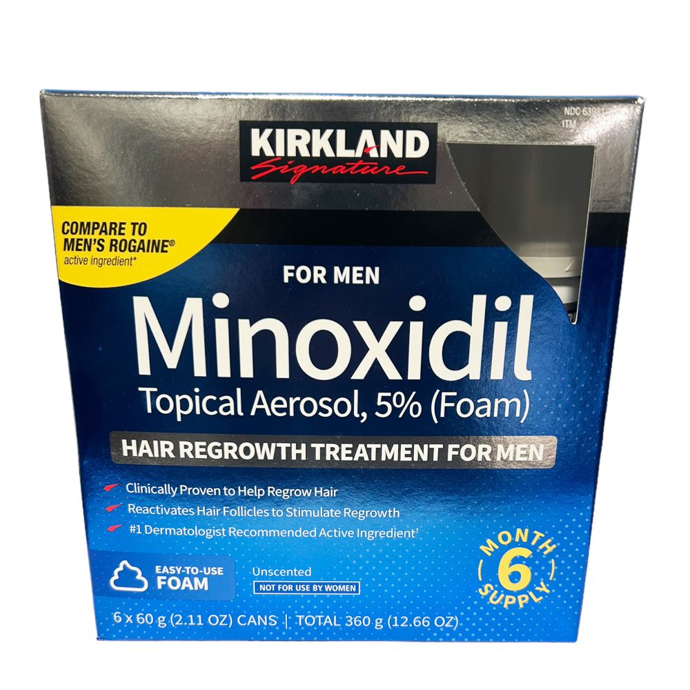 Kirkland Minoxidil Foam - 6 Month Supply