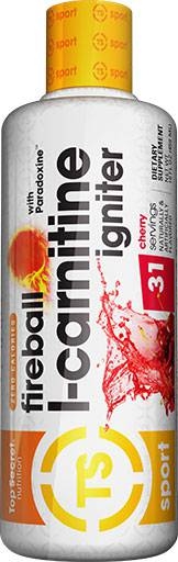 Fireball L-Carnitine By Top Secret Nutrition, Cherry, 16 oz