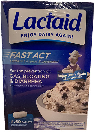 Lactaid Fast Act, 120 Caplets