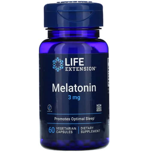 Life Extension Melatonin - 3 mg - 60 VCaps