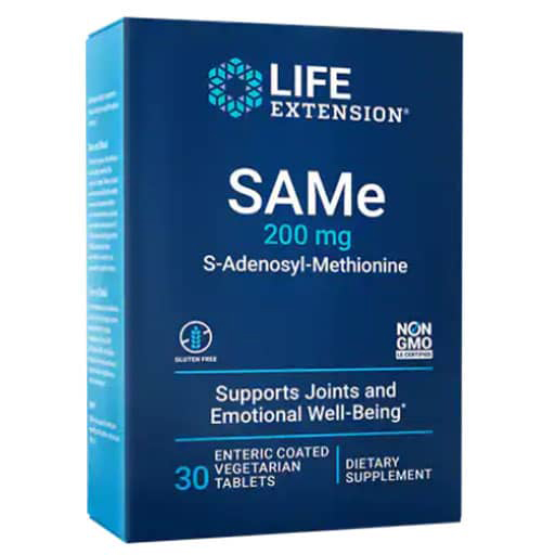Life Extension SAMe - 200 mg - 30 Veg Tablets