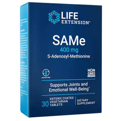 Life Extension SAMe - 400 mg - 30 Veg Tablets