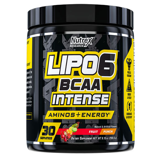 Lipo 6 BCAA Intense - Fruit Punch - 30 Servings