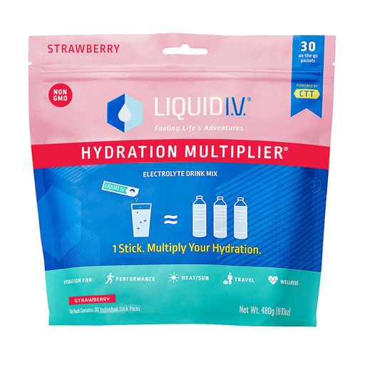 Liquid IV Hydration Multiplier - Strawberry - 30 Packets