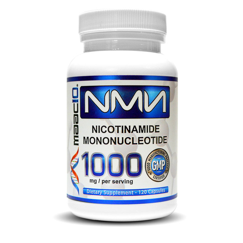 MAAC10 Formulas NMN - Nicotinamide Mononucleotide - 1000 MG - 120 Capsules