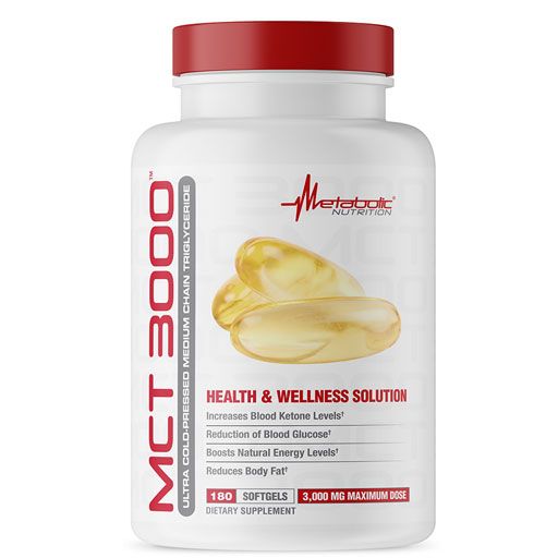 MCT 3000 - Metabolic Nutrition - 180 Softgels