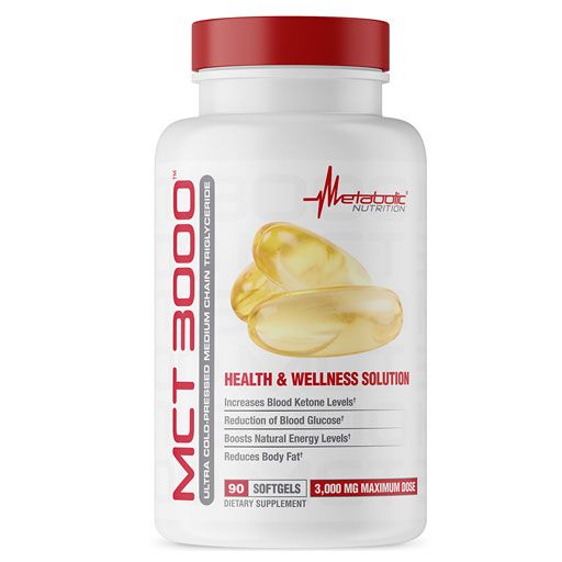 MCT 3000 - 90 Softgels - Metabolic Nutrition