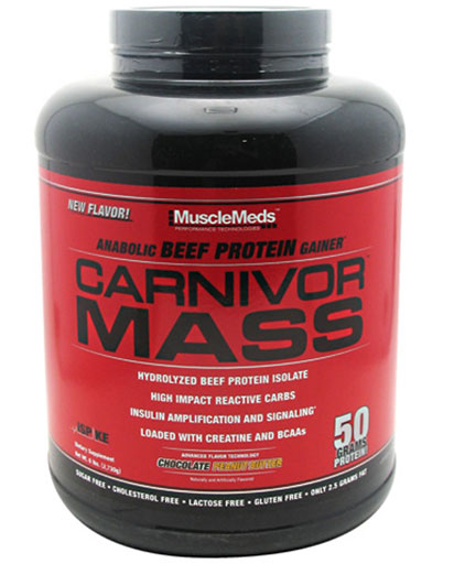 Carnivor Mass By MuscleMeds, Chocolate Peanut Butter 6lb