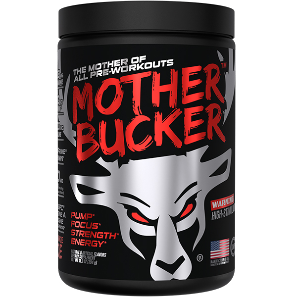 Mother Bucker Pre Workout - Gym Junkie Juice (Red Raz/Orange) - 20 Servings