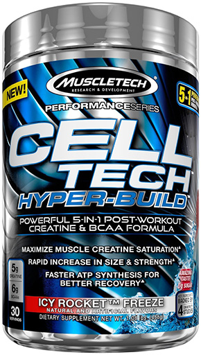 Cell Tech Hyper Build By MuscleTech, Icy Rocket Freeze, 30 Servings