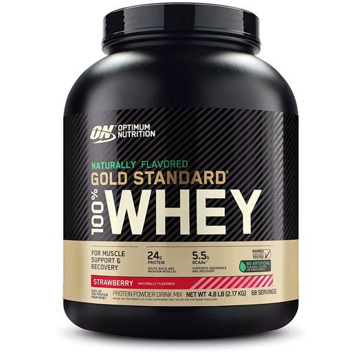 Natural Gold Standard Whey - Strawberry - 4.8lb